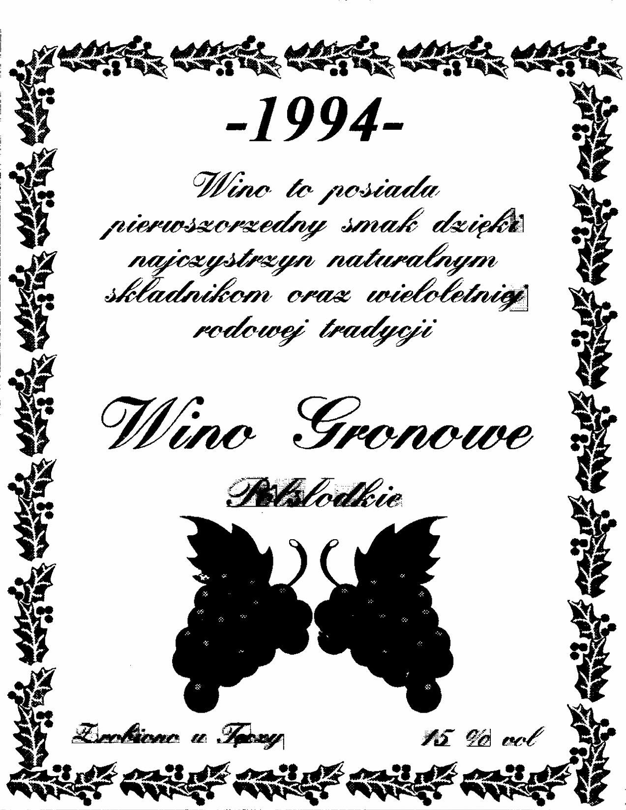 Etykieta 1994
